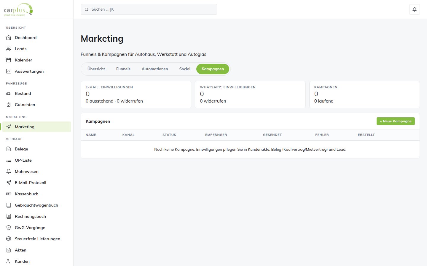 Kampagnen und Newsletter